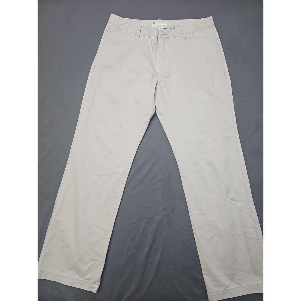 Gap Original Khaki Mens 32x30(34x30) Tan Pants Dress Casual